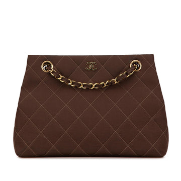 Top Quality Chanel CC Quilted Nylon Shoulder Handbag (SHG-lWdX0e)