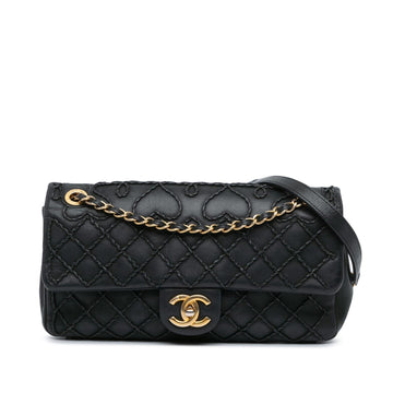 Top Quality Chanel Calfskin Ultra Stitch Heart Flap (SHG-PLWR1B)