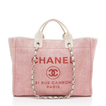 Top Quality Chanel Woven Straw Deauville Medium Tote (SHF-TGmZ7d)