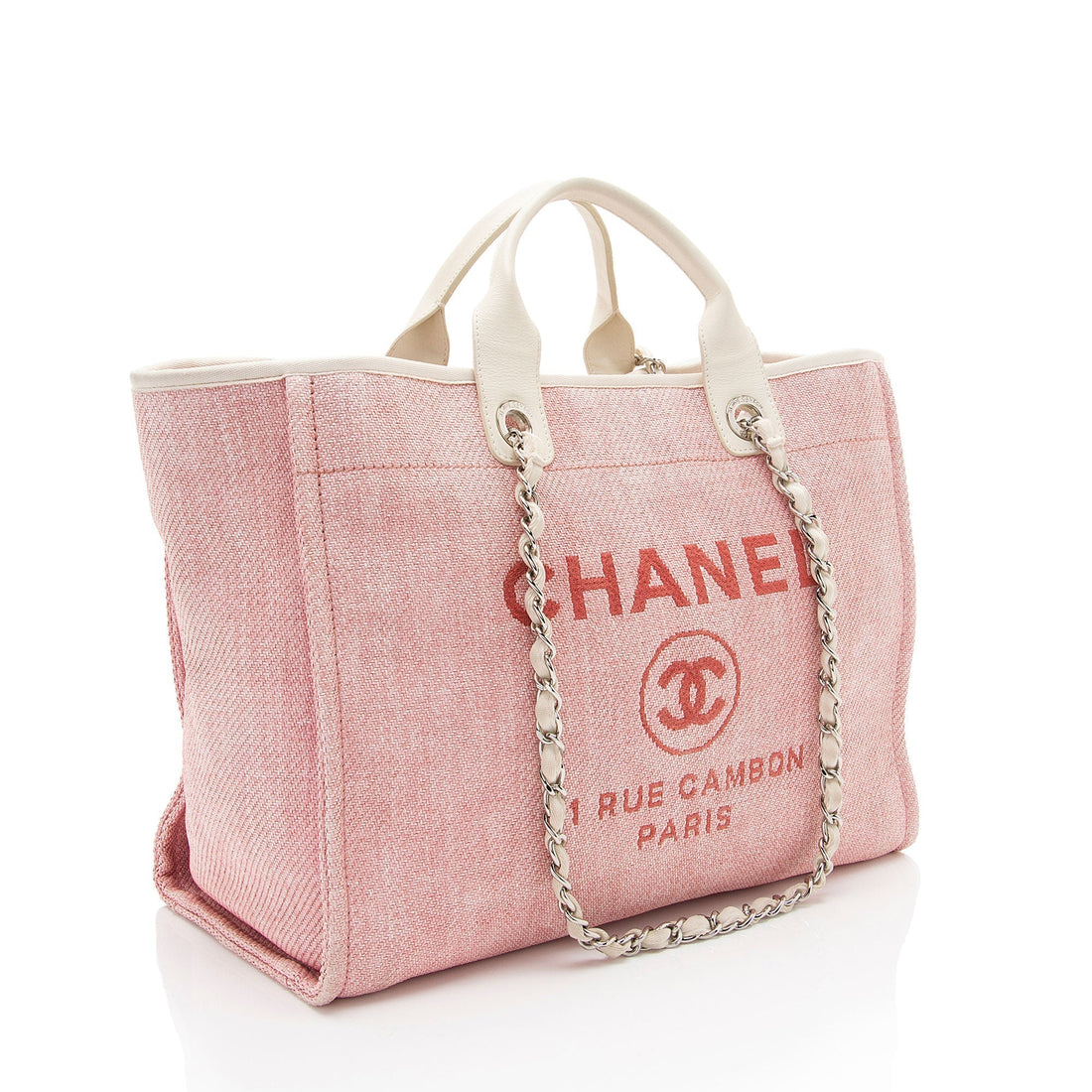 Top Quality Chanel Woven Straw Deauville Medium Tote (SHF-TGmZ7d)