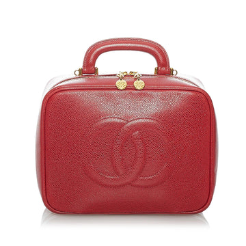 Top Quality Chanel Caviar CC Lunch Box Vanity Case (SHG-PrqR71)