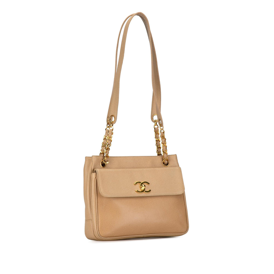 Top Quality Chanel Caviar Front Pocket Chain Shoulder Bag (SHG-C0RSAf)