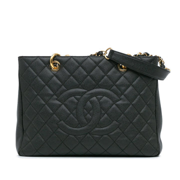 Top Quality Chanel Caviar Grand Shopping Tote (SHG-PuLkRM)