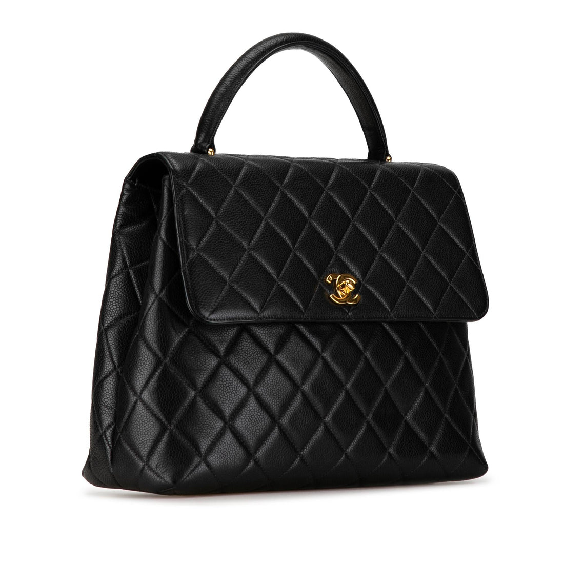 Top Quality Chanel Caviar Kelly Top Handle Bag (SHG-sVKz6Q)