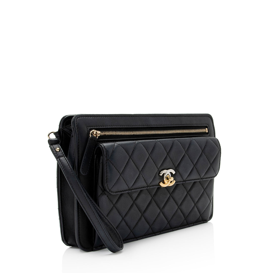 Top Quality Chanel Caviar Leather Classic Trendy Pouch (SHF-PIhhms)