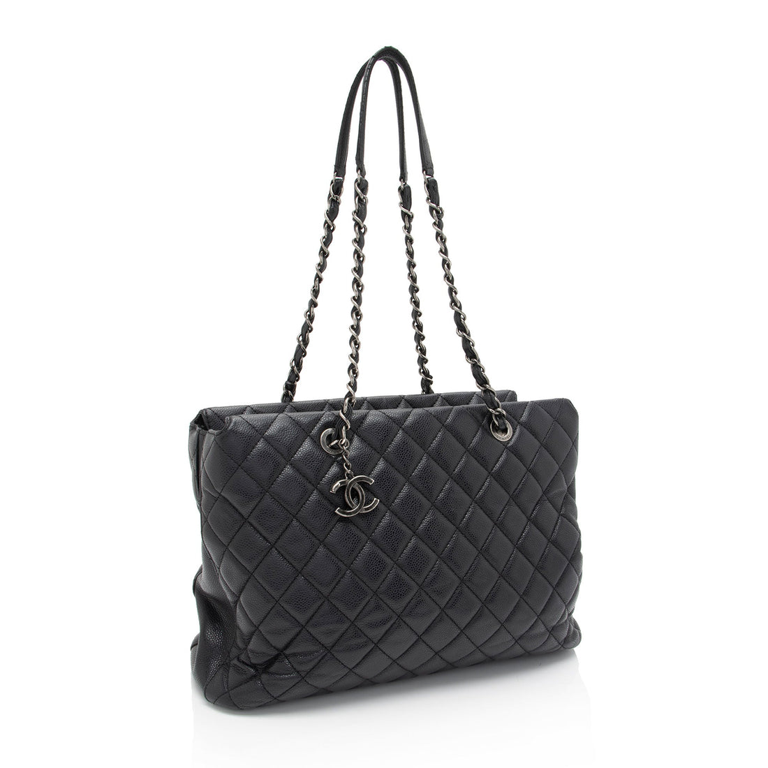 Top Quality Chanel Caviar Leather Fold In Flap Top Tote (SHF-yvfNuJ)