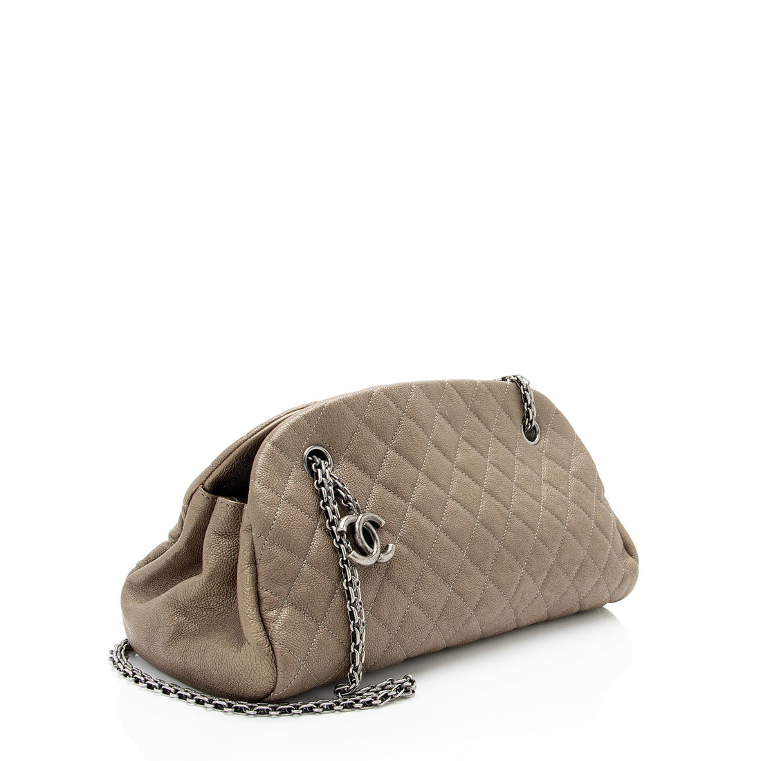 Top Quality Chanel Caviar Leather Just Mademoiselle Bowler Bag (SHF-13hMNS)
