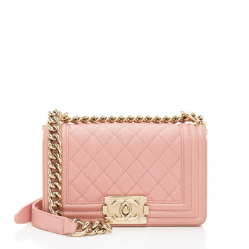 Top Quality Chanel Caviar Leather Small Boy Bag (SHF-kpn6MN)