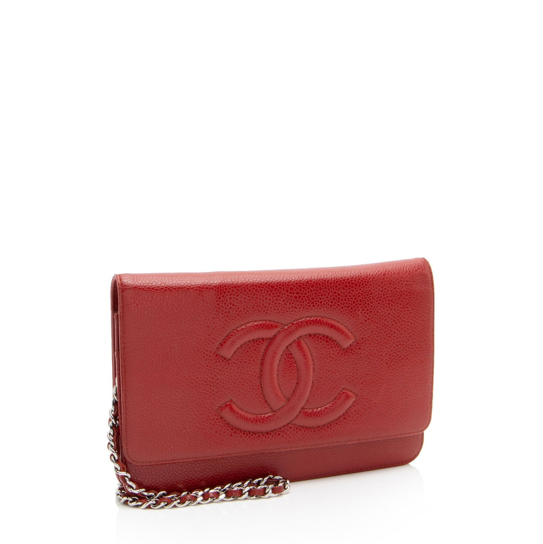 Top Quality Chanel Caviar Leather Timeless CC Wallet on Chain (SHF-HMJvRT)