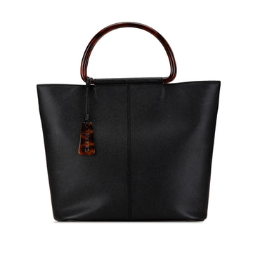 Top Quality Chanel Caviar Tortoise Top Handle Tote (SHG-Lgpf8b)