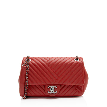 Top Quality Chanel Chevron Lambskin Classic Small Single Flap Bag (SHF-jIdKDa)