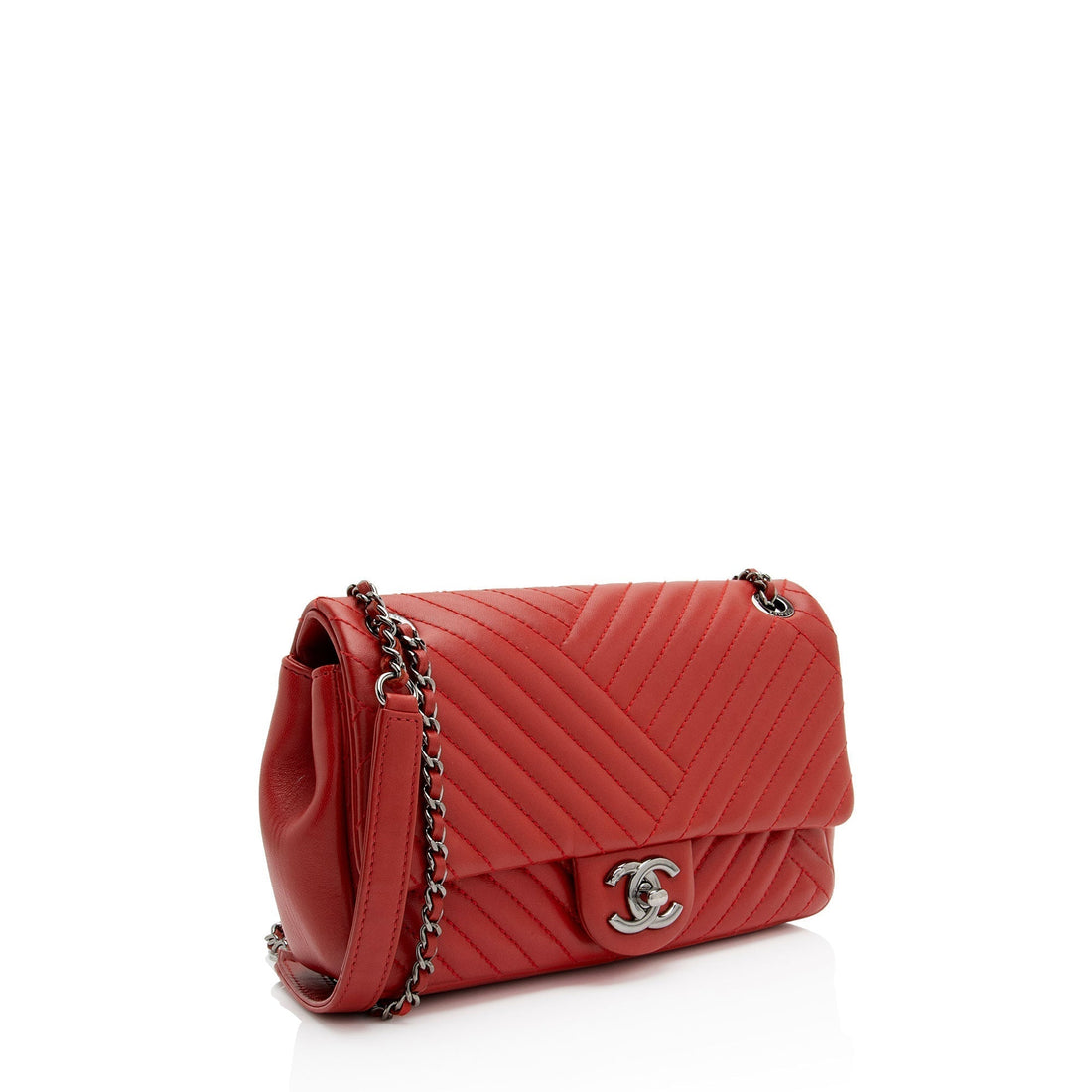Top Quality Chanel Chevron Lambskin Classic Small Single Flap Bag (SHF-jIdKDa)