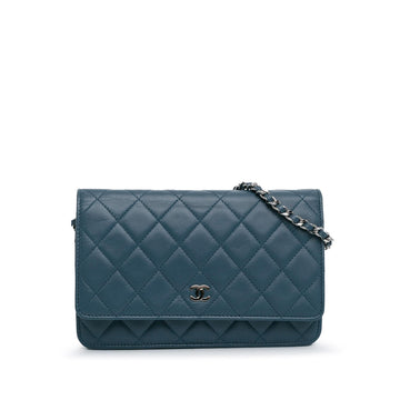 Top Quality Chanel Classic Lambskin Wallet on Chain (SHG-fxeulc)