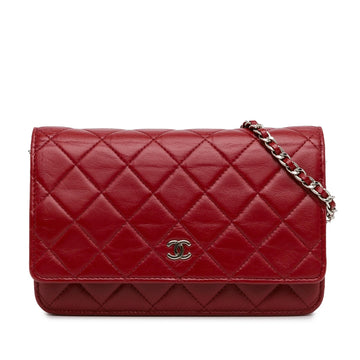 Top Quality Chanel Classic Lambskin Wallet on Chain (SHG-tvHjUG)