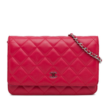 Top Quality Chanel Classic Lambskin Wallet on Chain (SHG-K4jGsA)