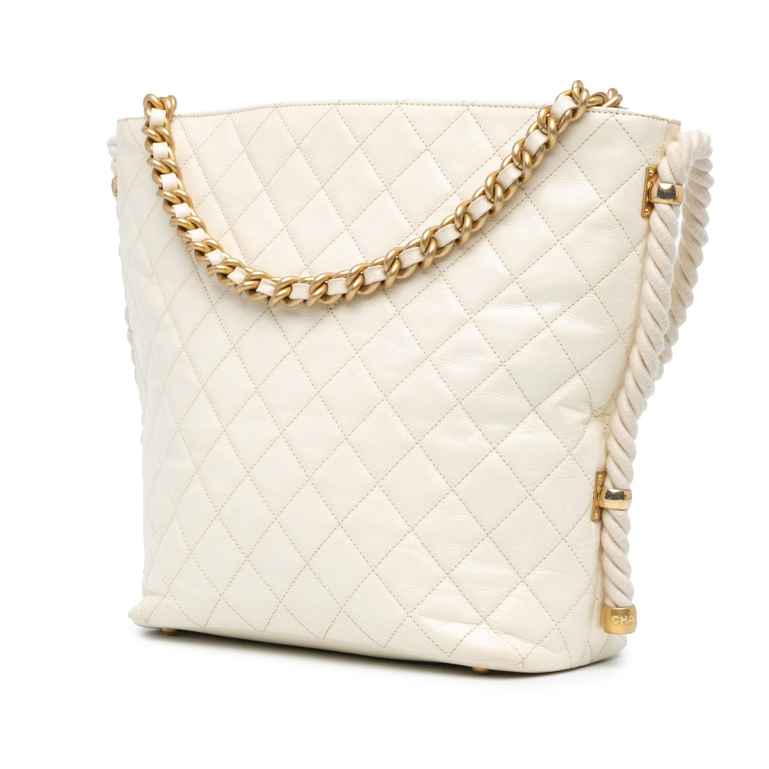 Top Quality Chanel Crumpled Calfskin En Vogue Rope Satchel (SHG-YyDuG5)