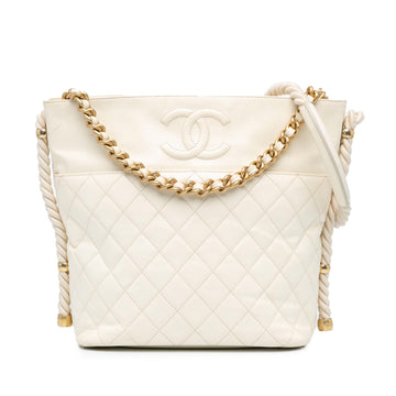 Top Quality Chanel Crumpled Calfskin En Vogue Rope Satchel (SHG-YiQ0Ms)