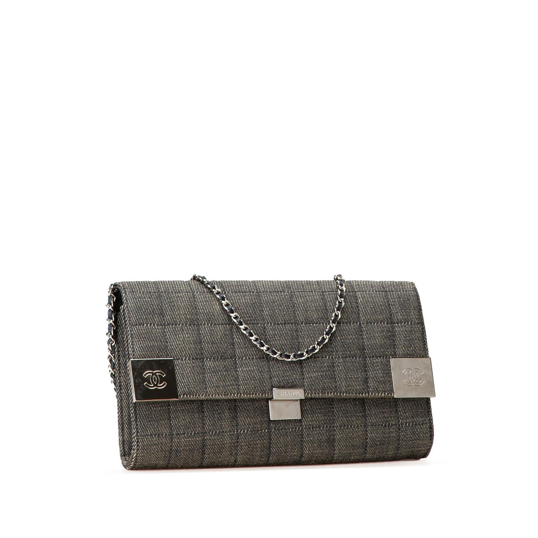Top Quality Chanel Denim Choco Bar Chain Flap (SHG-rispJa)