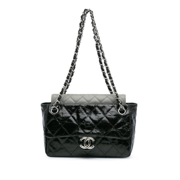 Top Quality Chanel Glazed Calfskin Iridescent Portobello Flap (SHG-rglyZs)