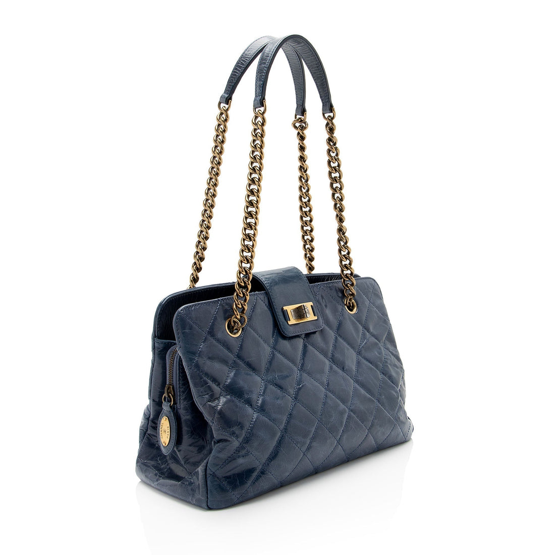 Top Quality Chanel Glazed Calfskin Reissue Small Tote (SHF-NdQ2KU)