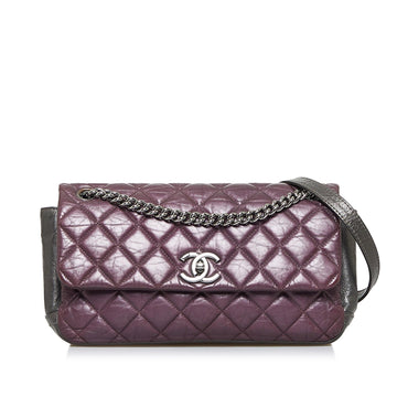 Top Quality Chanel Glazed Matelasse Portobello Flap Bag (SHG-mJ667g)