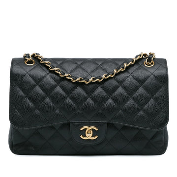 Top Quality Chanel Jumbo Classic Caviar Double Flap (SHG-DrtEqA)