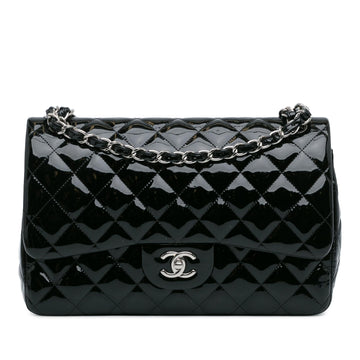 Top Quality Chanel Jumbo Classic Patent Double Flap (SHG-OHbgvl)