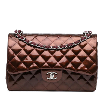 Top Quality Chanel Jumbo Classic Patent Double Flap (SHG-ENM6bZ)