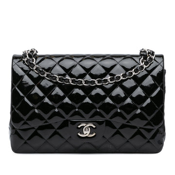Top Quality Chanel Jumbo Classic Patent Double Flap (SHG-RpHTAb)