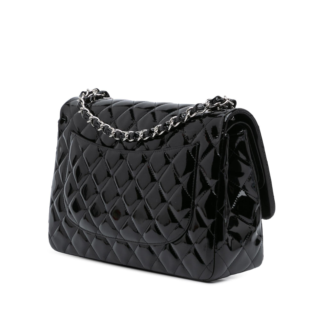 Top Quality Chanel Jumbo Classic Patent Double Flap (SHG-RpHTAb)