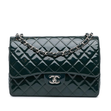 Top Quality Chanel Jumbo Classic Patent Double Flap (SHG-1iWSwn)