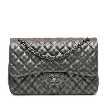 Top Quality Chanel Jumbo Classic Perforated Lambskin Double Flap (SHG-YJkM4S)
