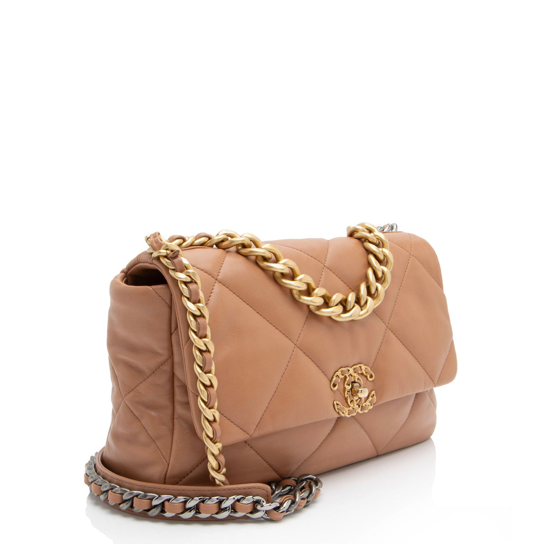 Top Quality Chanel Lambskin 19 Large Flap Shoulder Bag (SHF-fY8hAg)