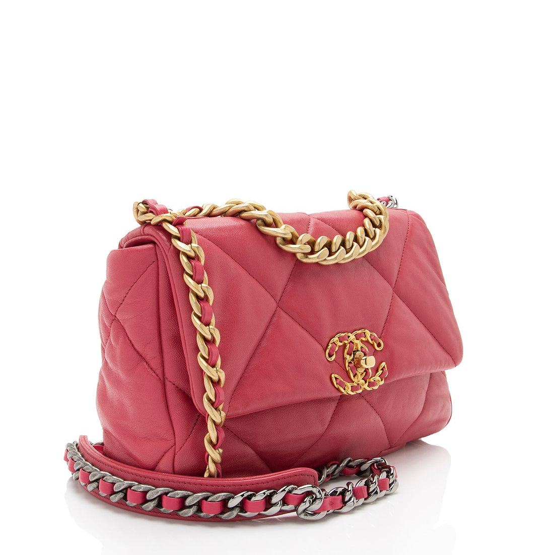 Top Quality Chanel Lambskin 19 Medium Flap Shoulder Bag (SHF-eBjmry)