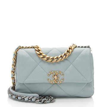 Top Quality Chanel Lambskin 19 Medium Flap Shoulder Bag (SHF-n8SPWw)