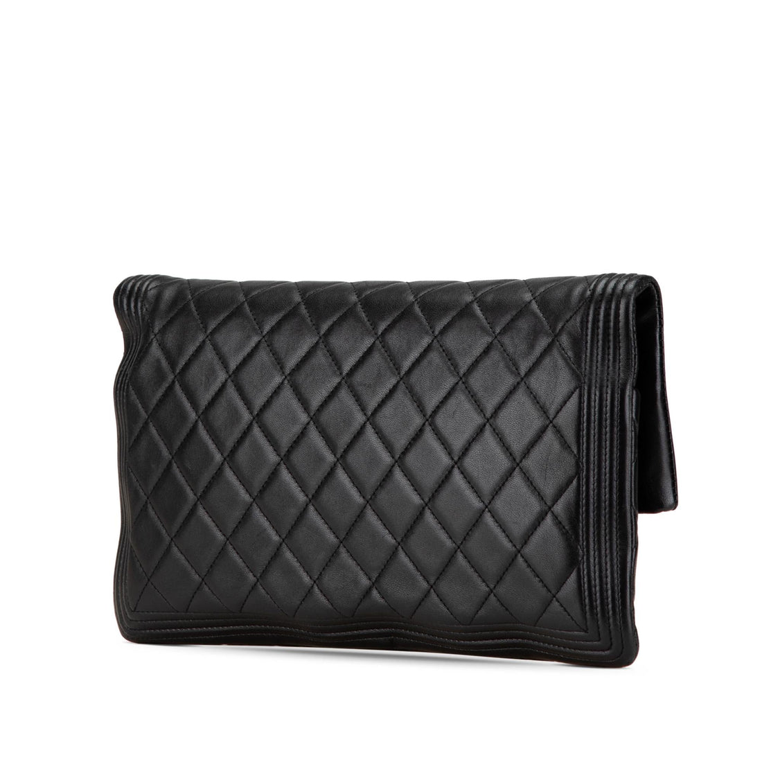 Top Quality Chanel Lambskin Boy Foldover Clutch (SHG-IicQ7k)
