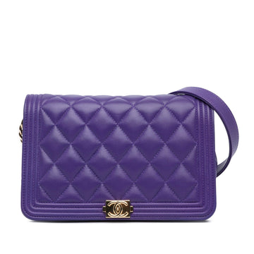 Top Quality Chanel Lambskin Boy Wallet on Chain (SHG-k6ItiX)