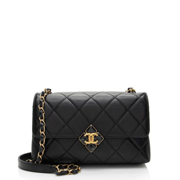 Top Quality Chanel Lambskin CC Gem Chain Flap Bag (SHF-S4jEOz)