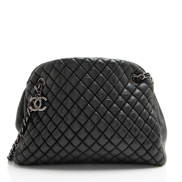Top Quality Chanel Lambskin Just Mademoiselle Large Bowler Bag (SHF-6pAwMm)