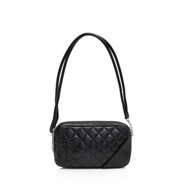 Top Quality Chanel Lambskin Ligne Cambon Pochette Shoulder Bag (SHF-XPwjPq)