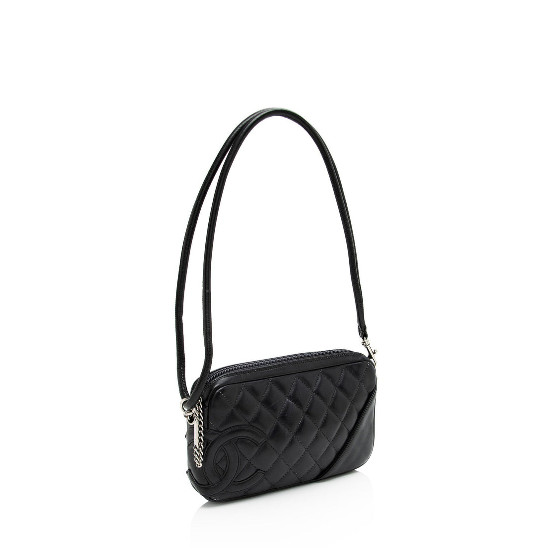 Top Quality Chanel Lambskin Ligne Cambon Pochette Shoulder Bag (SHF-XPwjPq)