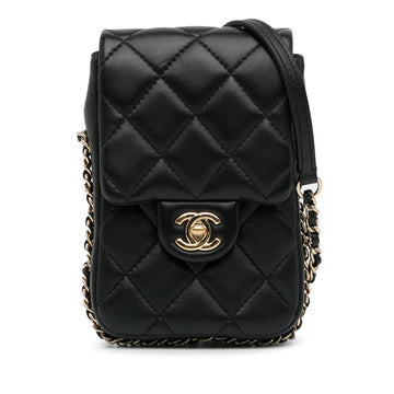 Top Quality Chanel Lambskin My Precious Phone Case Flap (SHG-2d8hdV)
