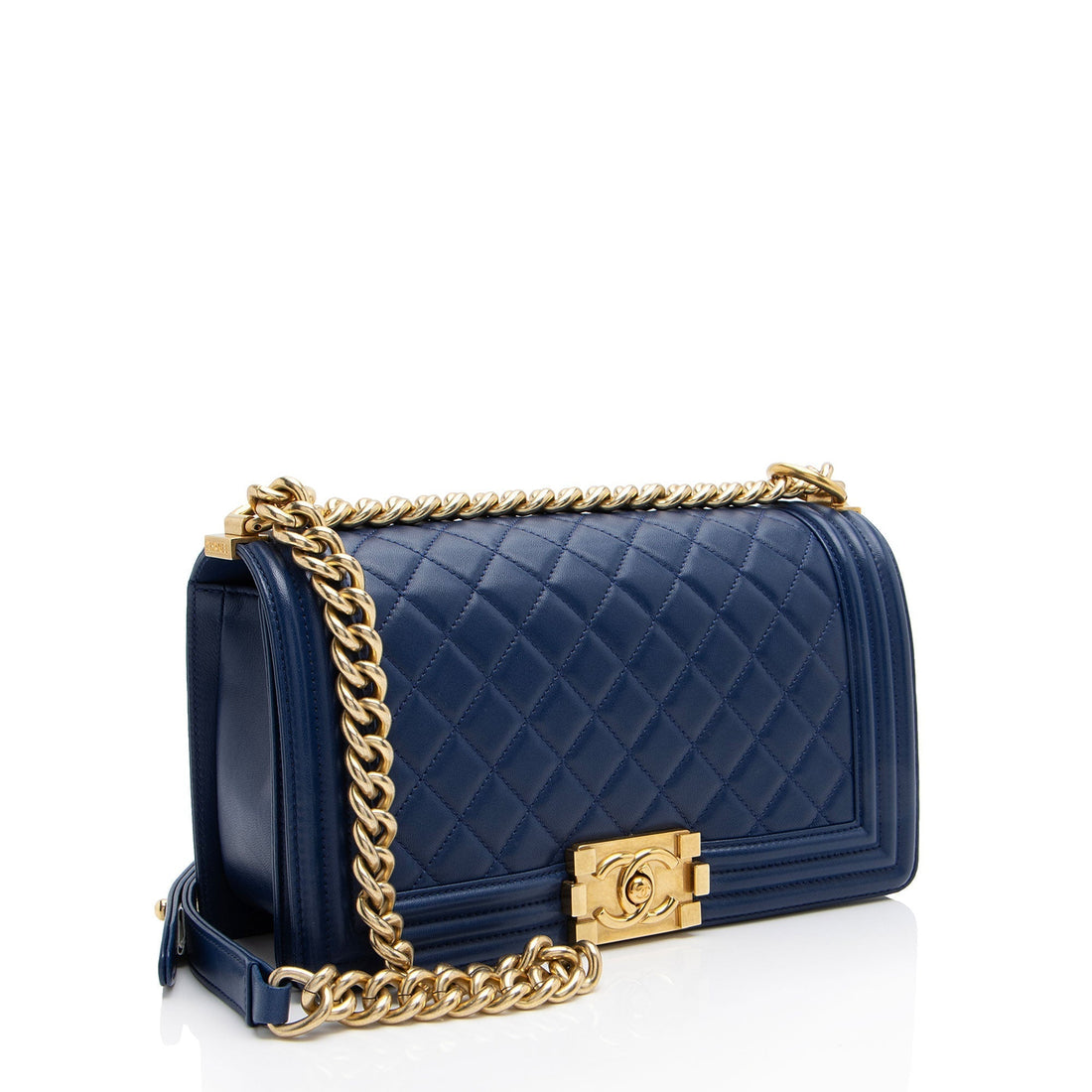 Top Quality Chanel Lambskin Old Medium Boy Bag (SHF-lx1VjZ)