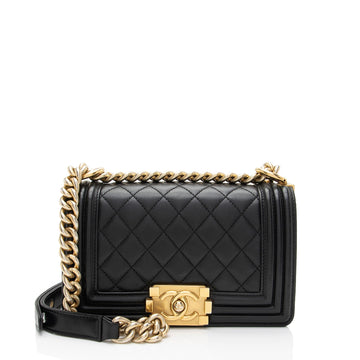 Top Quality Chanel Lambskin Small Boy Bag (SHF-N3oKbG)
