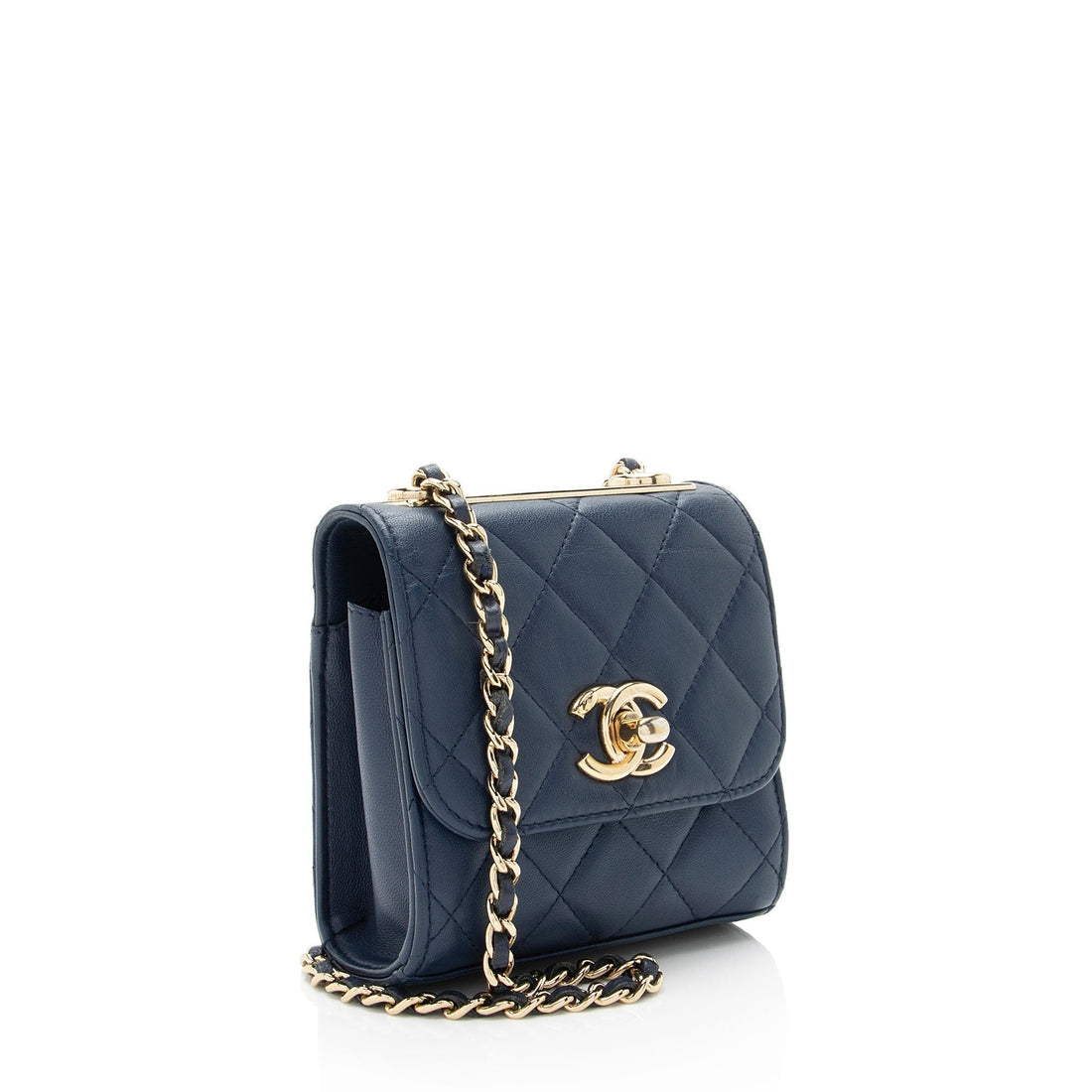 Top Quality Chanel Lambskin Trendy CC Card Holder on Chain (SHF-N7wlSm)