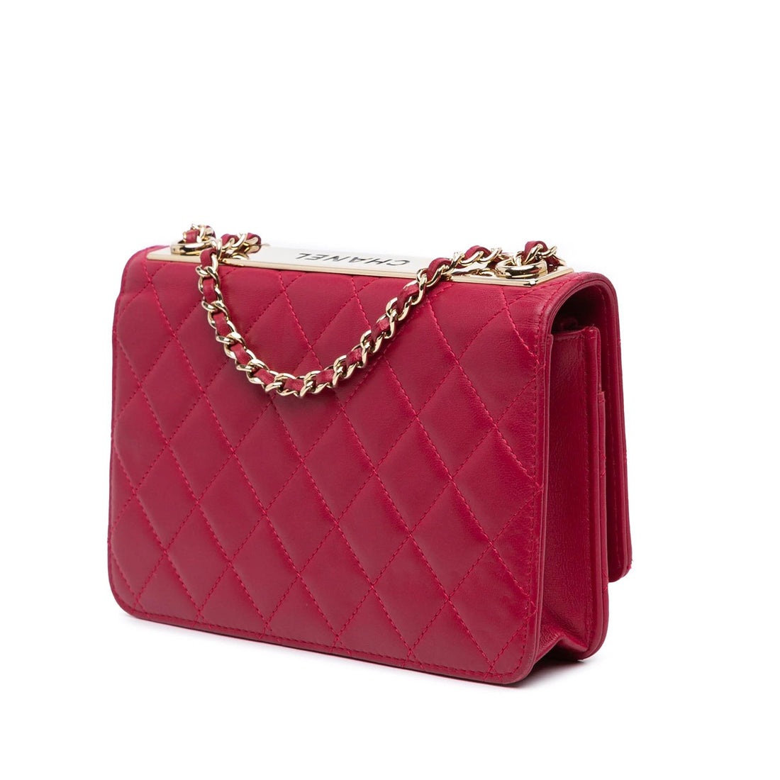 Top Quality Chanel Lambskin Trendy CC Wallet On Chain (SHG-BhKEaD)