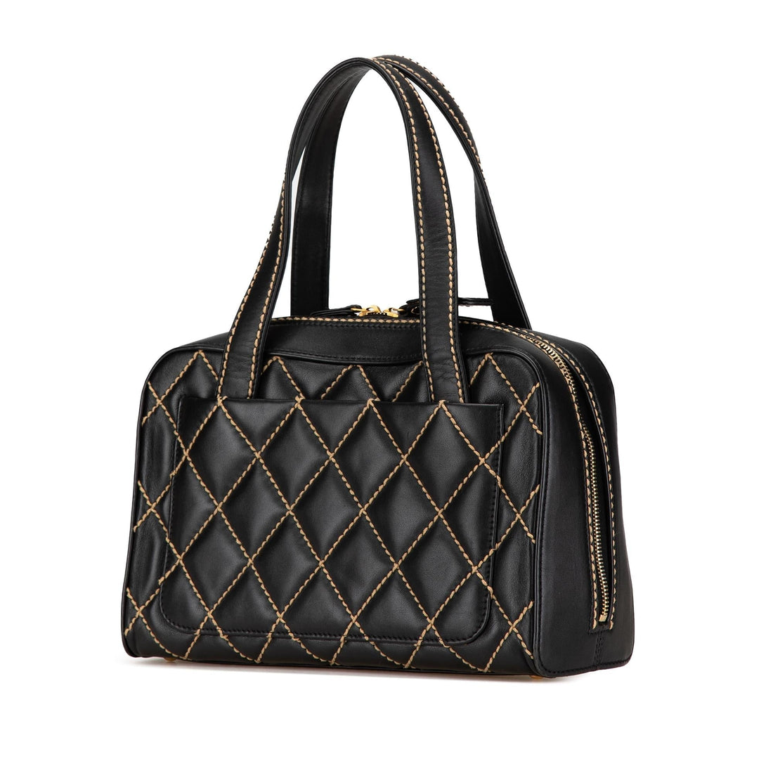 Top Quality Chanel Lambskin Wild Stitch Handbag (SHG-xmx7gP)