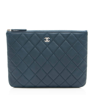 Top Quality Chanel Lambskin Medium O-Case (SHF-MmekEe)