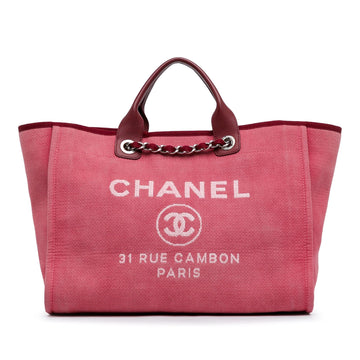 Top Quality Chanel Large Canvas Deauville Tote (SHG-pTGQWm)