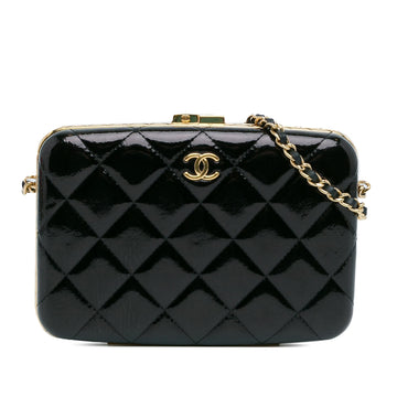 Top Quality Chanel Large Glazed Goatskin Box With Chain (SHG-QolUGP)